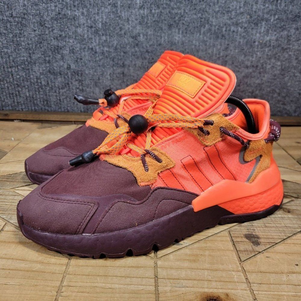EUC Adidas X Ivy Park Nite Jogger 2020 FX3158 Orange Maroon - Size 9.5, Beyonce - Picture 2 of 13